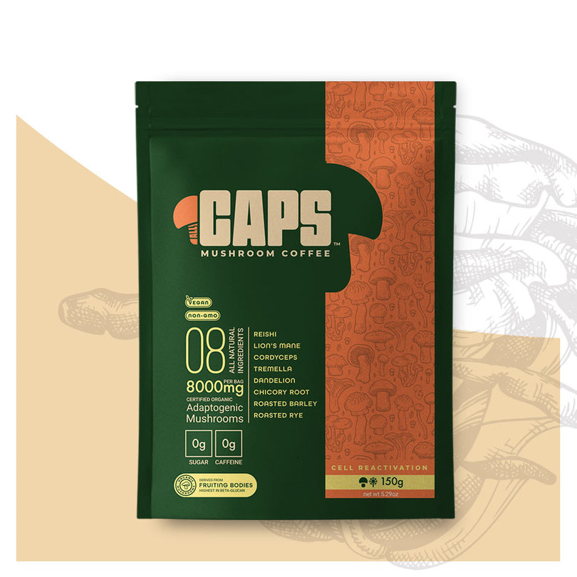ALL CAPS Mushroom Coffee
