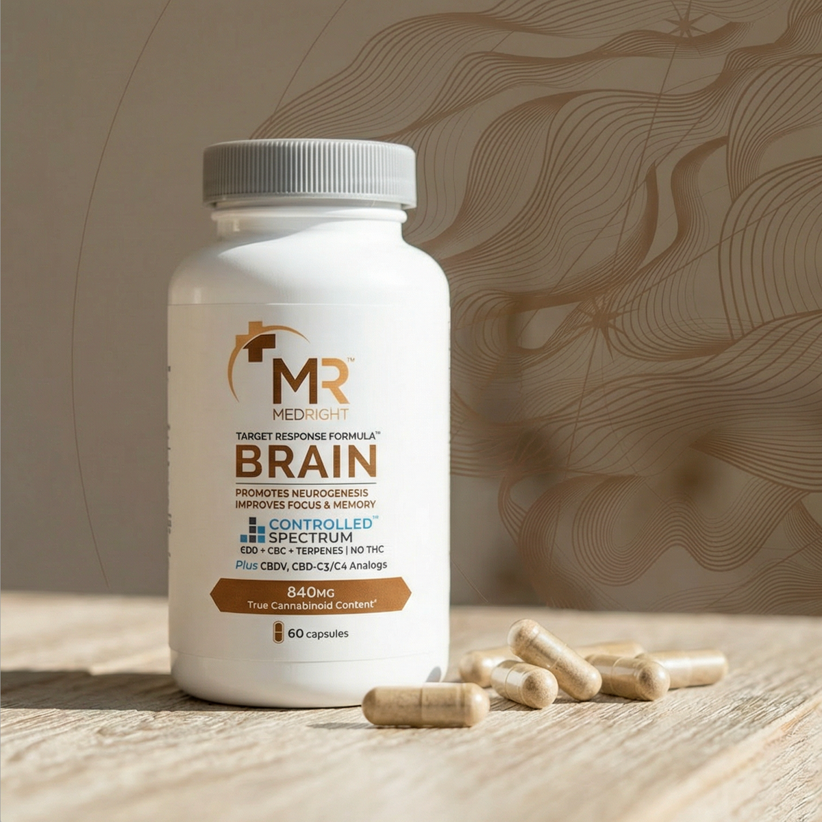 Brain Pills CBD+CBG (Memory & Focus)