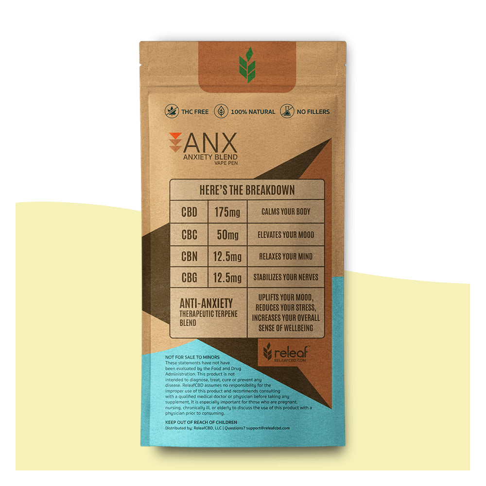 1-Time Refill For ANX Anxiety Pen | 0.5ml Oil Only