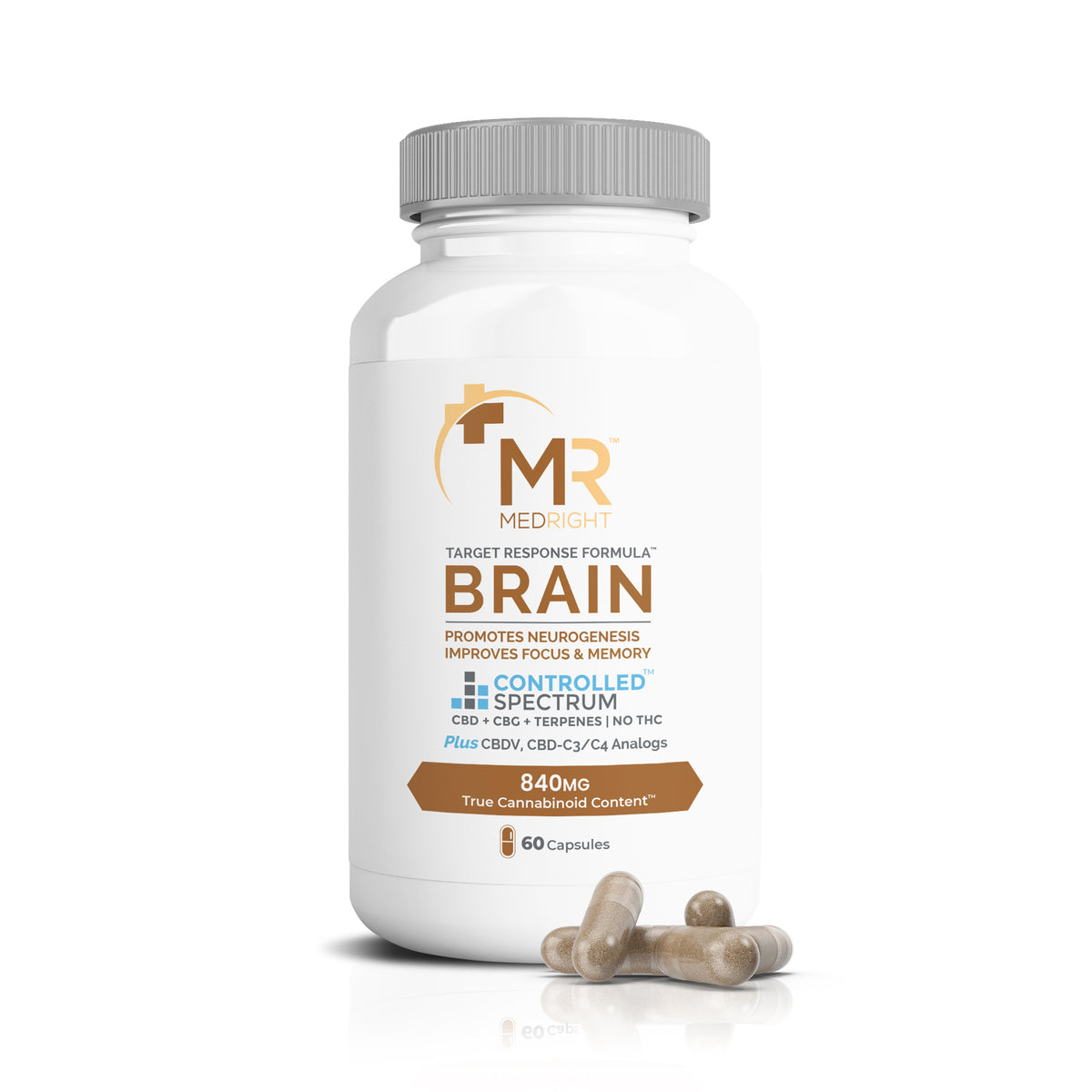 Brain Pills CBD+CBG (Memory & Focus)
