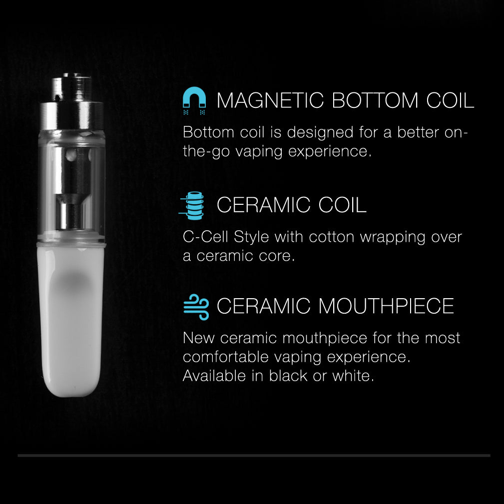 .500ml Bottom Coil Cartridge for Vapor Slide V2 Plus ONLY (No Oil)