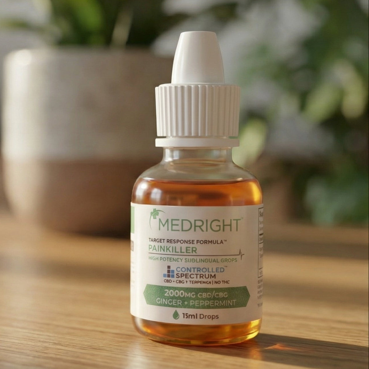 Painkiller High Potency CBD + CBG Sublingual Drops