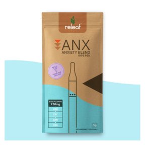 ANX Anxiety Blend Rechargeable Vape Pen | 0.5ml | CBD+CBC+CBN+CBG