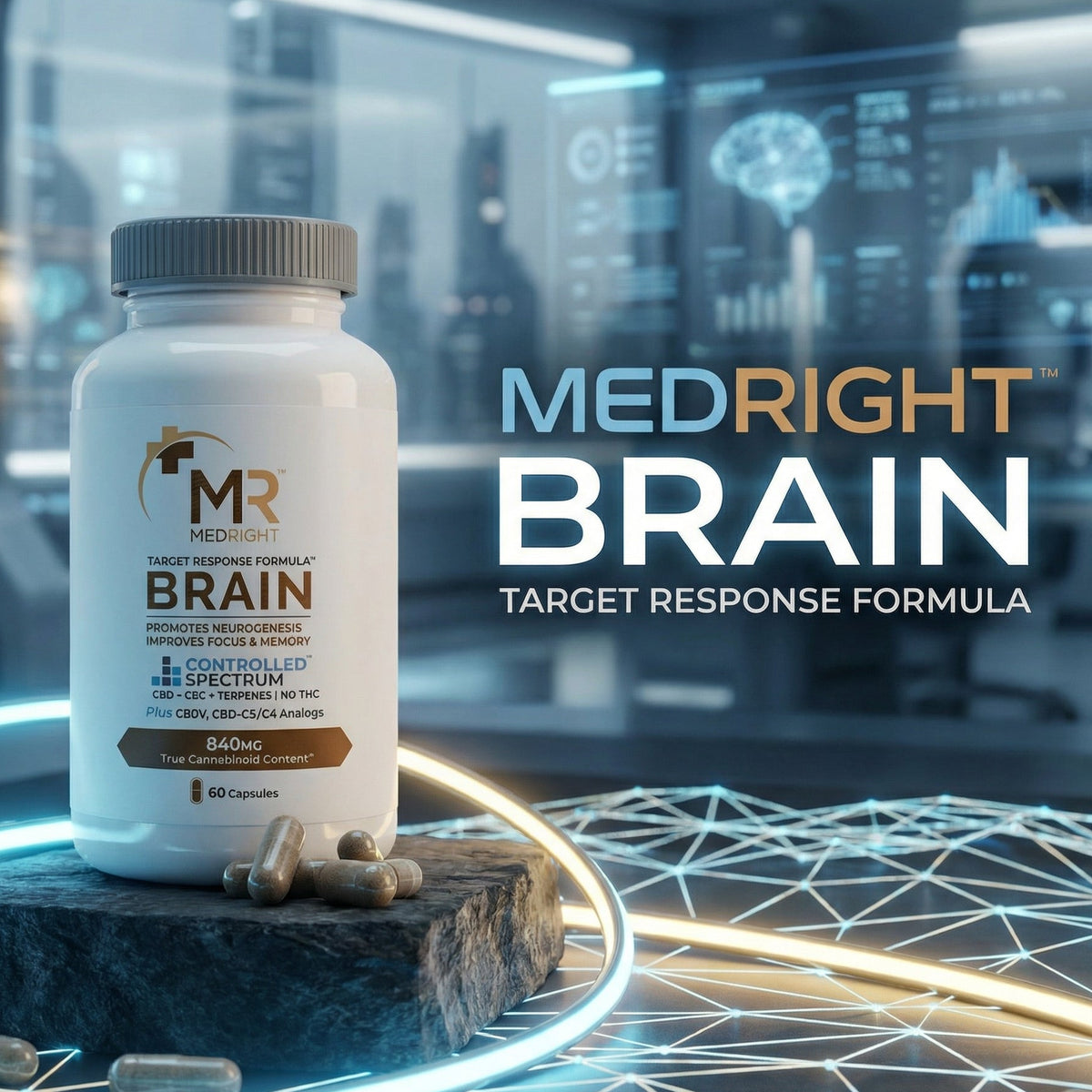 Brain Pills CBD+CBG (Memory & Focus)