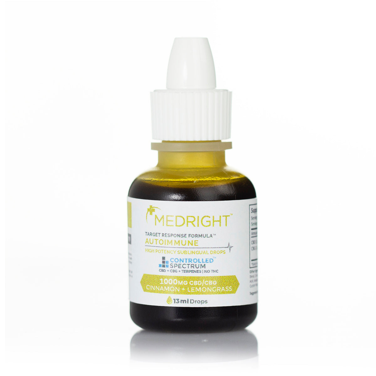 Stage 4 High Potency CBD + CBG + Astaxanthin Sublingual Drops